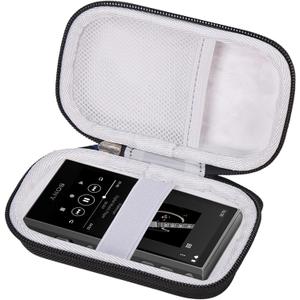 Case for Sony NW-A306 32GB Hi-Res Portable Digital Music Player with a Mesh Pocket for Earbuds Cable (Case Only) (Black)