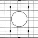 Serene Valley Sink Bottom Grid 24-1/8" x 12-5/8", Centered Drain with Corner Radius 1-1/2", Sink Protector NLW2412C, Medium