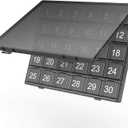 Monthly Pill Organizer Once a Day - 30 Day Pill Organizer Box - Squeeze to Open - Large Compartments Portable Case for Travel, Month Pill Cases Medicine Organizer for Vitamin (Black)