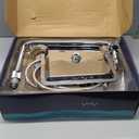 VXV 10 inch Filtered Shower Head,7 Settings High Pressure Dual Shower Heads with Handheld Spray Combo,3-Way Rain Shower Head with Filters,71''Shower Hose, Height Adjustable(Chrome)