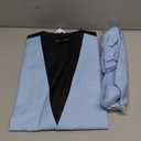 Barry.Wang Mens Formal Business Suit Vest Slim Fit Casual Solid Color Dress Waistcoat Tie Bow Tie Set Wedding Party, S