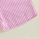 3 x Kids Baby Boy Girl Swim Cover Up Toddler Swim Trunks and Short Sleeve Coverup Beach Bathing Suit Swimwear (Pink)