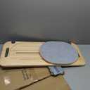 Wooden Slide Transfer Board,35x13" Transfer Board with Track Pulley Turntable,Made of Heavy-Duty Wood for Patient,Holds up to 500 Pounds,Suitable for Patient Senior and Handicap Move Assist