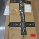 Wellmet Black Chandelier 40 inch, 11-Light Modern Rectangular Crystal Chandelier Ceiling Hanging, Linear Chandeliers Light Fixture for Living Room, Dining Room, Bedroom, Kitchen Island (Gold)