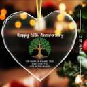 50th Years of Wedding Gift,50th Anniversary Crystal Hanging Ornament,Engagement for Couple Husband Wife,Happy 50th Anniversary Marriage Gifts for Women