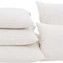 SARO LIFESTYLE Down Feather Pillow Insert, White, 27"x27"