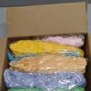 Easter Grass Basket Filler 6 Colors 25.4 OZ (720 Grams) Gift Wrap Filler Paper Boxes Basket Stuffers, Recyclable Raffia Shred Paper for DIY Easter Egg Hunt Decor Birthday Party Favors Classroom Decor