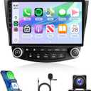 8Core 6G+128G Android 13 Car Radio for Honda Accord 2003-2007, Rimoody Car Stereo Wireless Carplay Android Auto GPS WiFi 10.1'' Touchscreen DSP Bluetooth 5.0 FM/RDS SWC Backup Camera