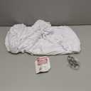 7.2FT White Round Backdrop Cover for 5 to 7.2ft Circle Arch Stand - Adjustable Round Arch Cover Circle Back Drop Cover for Birthday, Wedding, Baby Shower Photography Party Background Decor