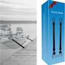 22 Inch Dock Rods for Boat Mooring/Docking, Replacement for Dock Lines, Boat Accessories for Men, for Pontoon Boat and Jon Boat Owners