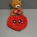 Valentine's Day Stuffed Animal Reversible Teddy and Heart Plushed Toys