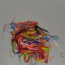 Shappy 100 Pcs Hand Wrist Strap Lanyard 7inch Nylon Christmas String for USB Flash Drive Cell Phone Keychain ID Badge Holder(Multicolor)