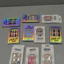 24Pcs Pink Almond Press on Nails Short Fake Nails Cute Full Cover False Nails with Floral Star Design Artificial Acrylic Nails Press ons Spring Summer Flower Nails Reusable Glue-Free Nails for Women, Pack of 10 Mix