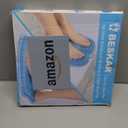 BESKAR Shower Foot Scrubber Mat with Non-Slip Suction Cups, Foot Spa Brush for Cleaning & Exfoliating Your Feet No Bend, Foot Points Reflexology Mat for Relax Your Feet