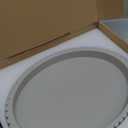 Oval Tray for Coffee Table Dcor 13" Concrete Modern Decorative Trays Home Dcor Accents -Circle Coffee Table Centerpieces - Island Decor Contemporary Decor Tray (Premium Grey)