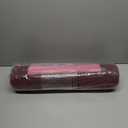 PURRUGS Dirt Trapping Door Mat 24" x 60", Non-Slip/Skid Machine Washable Entryway Rug, Shoes Scraper, Throw Rug, Super Absorbent Area Rug for Muddy Wet Shoes and Paws, Pink & Burgundy Red