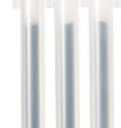 Muji Smooth Gel Ink Ballpoint Pen Knock Type 3-Pieces Set, 0.5 mm Nib Size, Black
