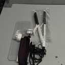 VGR Dual Voltage (100~250V) Travel Curling Iron with European Plug Adapter for International Travel, Europe Travel Essentials for Women, European Travel Must Haves