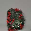 DearHouse 6FT Red Berry Christmas Garland, Flexible Artificial Berry Garland for Indoor Outdoor Home Fireplace Decoration for Winter Christmas Holiday New Year Decor (Green)