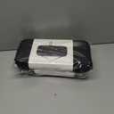 2 x Uxilep Carrying Case Compatible with Nintendo Switch 2 (2025),Portable Hard Shell Carry Case with 10 Game Card Slots,Protective Travel Bag for Nintendo Switch 2 Console Accessories (Black)