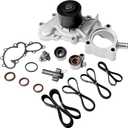 Timing Belt Kit Water Pump, Fit For 1995-2004 Toyota 4Runner, Tacoma 3.4L
Tundra, T100, V6 DOHC 24V 5VZFE, Replaces# TKT-025, TKT025, TBK271