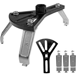 Osilly Car Fuel Pump Removal Tool, Adjustable Fuel Lid Tank Cover Collar Ring Spanner, Auto Fuel Pump Lock Ring Removal and Reinstall Tool, Universal 4.5" to 7.3" Fuel Tank Repair Tool