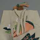 Karma, Canvas Tote Bag for Women, Canvas Beach Bag, Reusable Shopping Bags, Shoulder Bag Reusable Grocery Bags