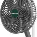 Mars Hydro M6 Grow Tent Fan, 10 Speeds Powerful Oscillating Clip Fan with Low Noise for Hydroponic Plants and Ventilation Circulation with Convenient APP/WiFi Control (1PC)