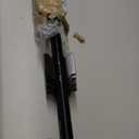 10 Pack Garden Fence Post, 5 Feet Heavy Duty Metal U-Post for Wire Fence, No Dig Garden Fence Stakes for Temporary Fencing, Electric Fence Wire, Corner Anchor, and More-Black