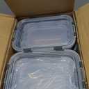 M MCIRCO 74.7oz(9.2 cup), 40.9oz(5 cup)& 19.3oz(2.4 cup) Extra Large Glass Food Storage Containers Set with Lids, 6 Pack Airtight Glass Storage Container for Microwave,Oven,Freezer Dishwasher