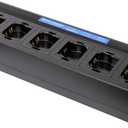 Commountain Six Unit Intelligent Charger for Motorola Radios APX6000 APX6000XE APX6000LI APX7000 APX7000XE APX8000 APX8000XE APX8000H APX8000HXE (APX 6000 7000 8000), Multi Gang Rapid Charging Station