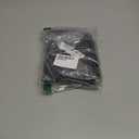 xaijciz Women's Foldable Dance Shoes Ballet Flats (Black, L)