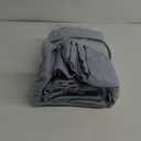 WEST LAKE Dusty Blue Bailey Pinch Pleated Full Blackout Curtains 84 Inches Long with Liners,Rustic Textured Drapes for Bedroom Living Room,Thermal Insulating Backtab Hooks Window Treatment,40"Wx84"Lx2