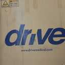 Drive Medical Blue Streak Wheelchair with Flip Back Desk Arms, Swing Away Footrests,FoldingDesk Length Arms, Alloy Steel, 20 Inch Seat