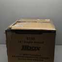 Bbox Single Sealed 15 Inch Subwoofer Enclosure - Car Subwoofer Boxes & Enclosures - Premium Subwoofer Box Improves Audio Quality, Sound & Bass - Red & Black Spring Terminals - Charcoal