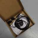 Amazon Basics Wired Earbuds with Microphone, In-Ear Headphones, 3.5mm Jack, High Definition Sound, Secure Fit, 4.2 ft Cable, S/M/L Ear Tips, Black