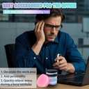 2025 New Stress Relief Toy,Handmade Silicone Stress Relief Squishy Toy,Funny Stress Relief Toys,Anxiety and Relaxation Perfect Desk Accessory (4 PCS)