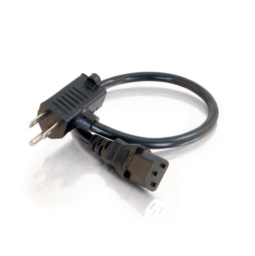 Universal Power Cord With Extra Outlet
