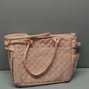 Teacher Bags for Women, 15.6 inch Laptop Work Tote Bag Quilted Nurse Bible Computer Shoulder Bag for School Travel
Office Briefcase, Dream Tote Work Bag, Insulated Pocket, Zipper & Strap, with 40oz Cup Holder, Ideal Gift