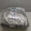 Quilt Set Oversized King Size 120x128 Luxurious Velvet Bedding Sets with 2 Pillow Shams 20x36 3 Pieces Ultra Soft Quilted Bedspread Coverlet Comforter for All Season,Gray