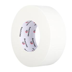 GEYYANG White Gaffers Tape - 2" x 55 Yards - Heavy Duty Gaff Tape for Cables, Photography, Filming Backdrop, Theater Stage Setup, Floor Marking, Residue Free, Non-Reflective 2 Pack 