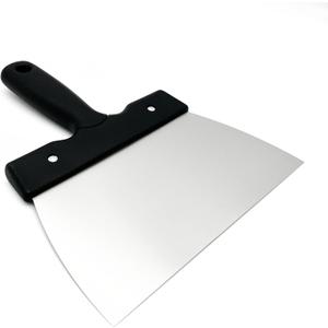 Coating Spatula for Chocolate Scraper Chocolate Thermostat Spatula Stainless Steel Dough Scraper 7.9inch (large 20cm)