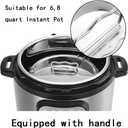 Flanera Flan Mold 1.5 Quart Capacity, Flan Pan Stainless Steel with Lid and Handle - Moldes para Flan en Bao Maria con Tapa - Instant pot Accessories