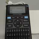 SUPVAN E11 Bluetooth Label Maker Machine with 4 Tapes, Support Keyboard & App with 30+ Fonts and 660+ Icons, Rechargeable Inkless Labeler for Home, Kitchen, Office, School, Organization, Black