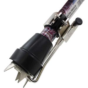 Retractable Ice Tip Spike for Walking Cane or Stick - Studded Prong for Improved Grip in Snow - by Lifeswonderful