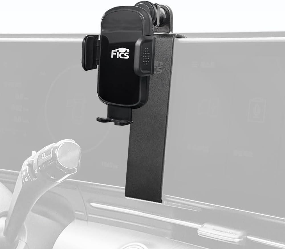 FICS Car Phone Holder for Hyundai KONA 2024 2025 2026 Custom-Fit Mount for Seamless Display Integration, Interior Accessories