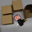 Brass Shower Body Jet Round Massage Side Sprayer Adjustable Wall Mounted, 4PCS, Matte Black