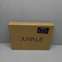 Juvale Bamboo Silverware Organizer for Drawer, Kitchen, 6 Slot Utensil Tray (Black, 17 x 11.75 x 1.75 In)