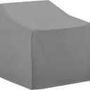 Crosley Furniture Patio Furniture Covers, Waterproof Outdoor Chair Cover for Backyard, Deck, Gray