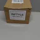 INFTYLE 4 PCS Adjustable Bed Risers 2 Inch, Black Chair Risers with Screw Clamp, Heavy Duty Sofa Tables Furniture Risers Fit for Square/Round Furniture Leg Diameters 0.8-1.6 inch, Supports 400 Lbs